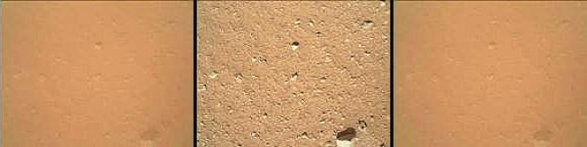 Martian Ground Seen by Arm Camera With and Without Dust Cover (Thumbnails),  As the last step in a series of inspections of the Mars Hand Lens Imager (MAHLI) aboard NASA's Mars rover Curiosity, this camera's reclosable dust cover was...