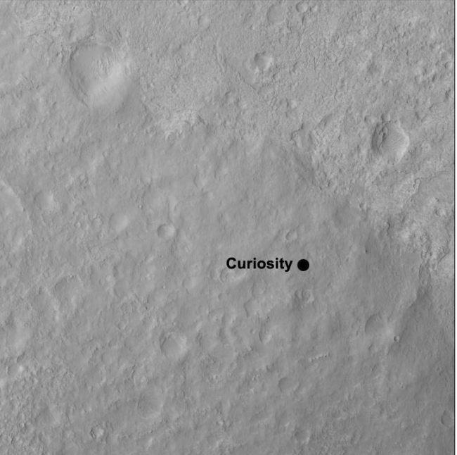 Curiosity's Quad,  This image shows the quadrangle where NASA's Curiosity rover landed, now called Yellowknife. The mission's science team has divided the landing region into ...