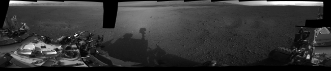 Crisp View from Inside Gale Crater,  Annotated Image   This 360-degree, full-resolution panorama from NASA's Curiosity rover shows the area all around the rover within Gale Crater on Mars. The ...