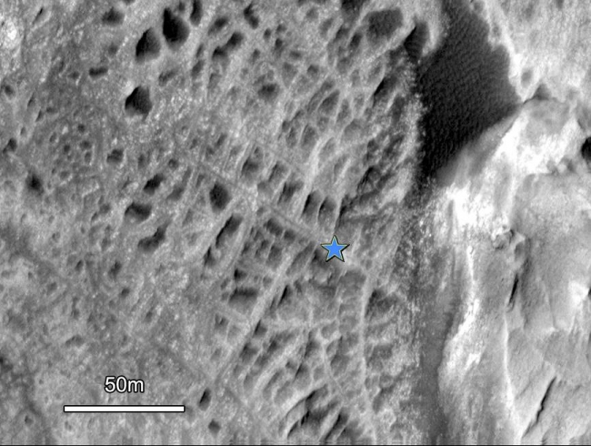 Cemented Fractures in Mountain Inside Gale Crater on Mars,  One type of feature of scientific interest on the mountain inside Gale crater is exposure of cemented fractures, evidence that groundwater once reached to a...