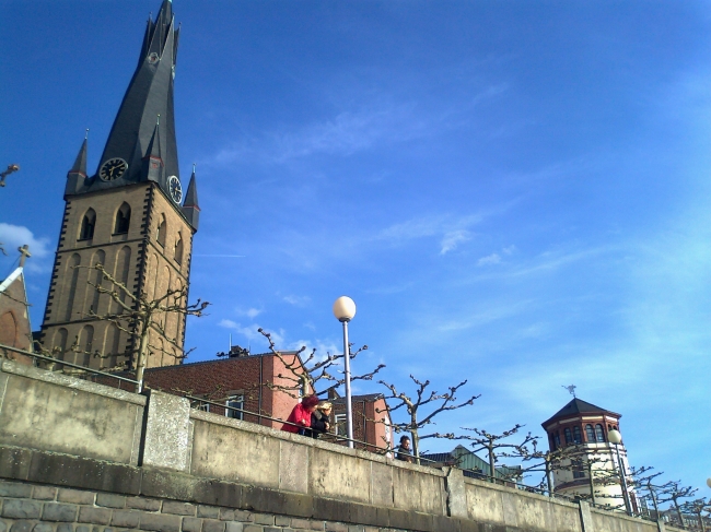 Famous church at the Uferpromenade, 