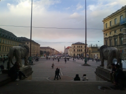 Odeonsplatz as seen fr...