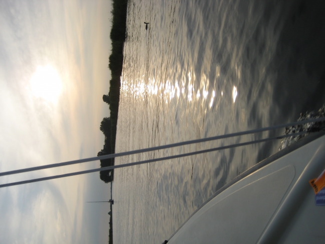 Sunset over the canal, 