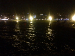 Poniente 3, at night