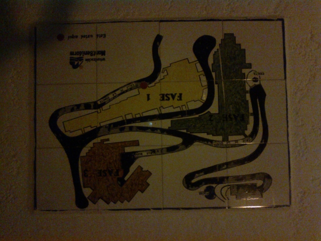 Coblanca 16 tile map, depicting where phase 1, 2 and 3 are (Urbanizacion Mont Benidorm)