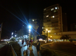 Beach at night