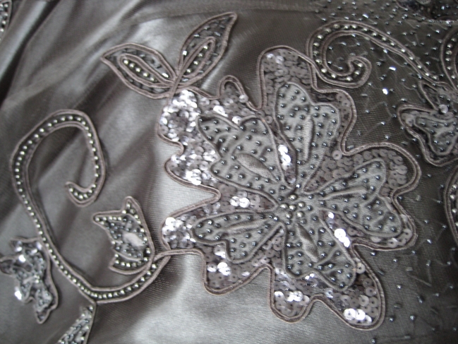 Broidery detail on a dress, 