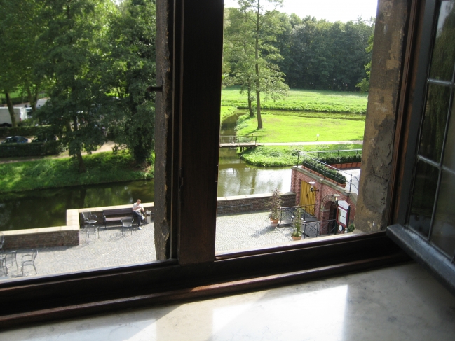 Blick aus dem Fenster, vom Schloß Raesfeld