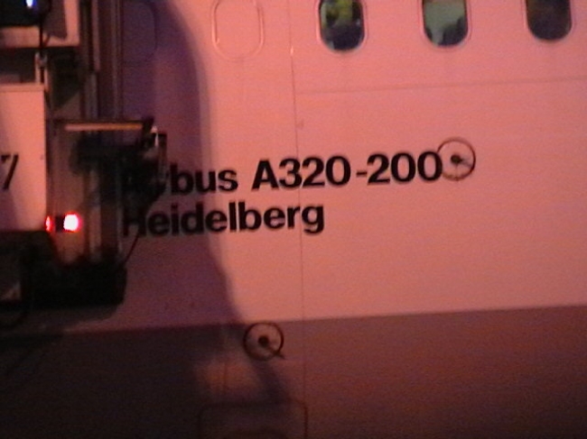 Lufthansa Airbus A320-200, "Heidelberg"